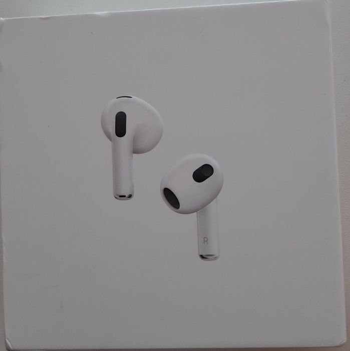 Casti Apple AirPods 3 (2021), MagSafe Charging Case, White, noi, sigil