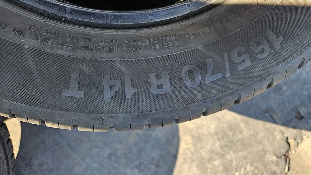4бр гуми 165 70 14 континентал