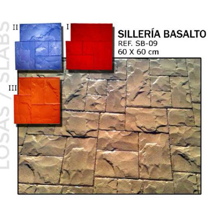 Щампи под наем , Щампован бетон