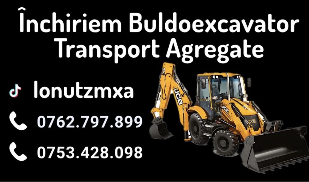 Buldoexcavator De Închiriat