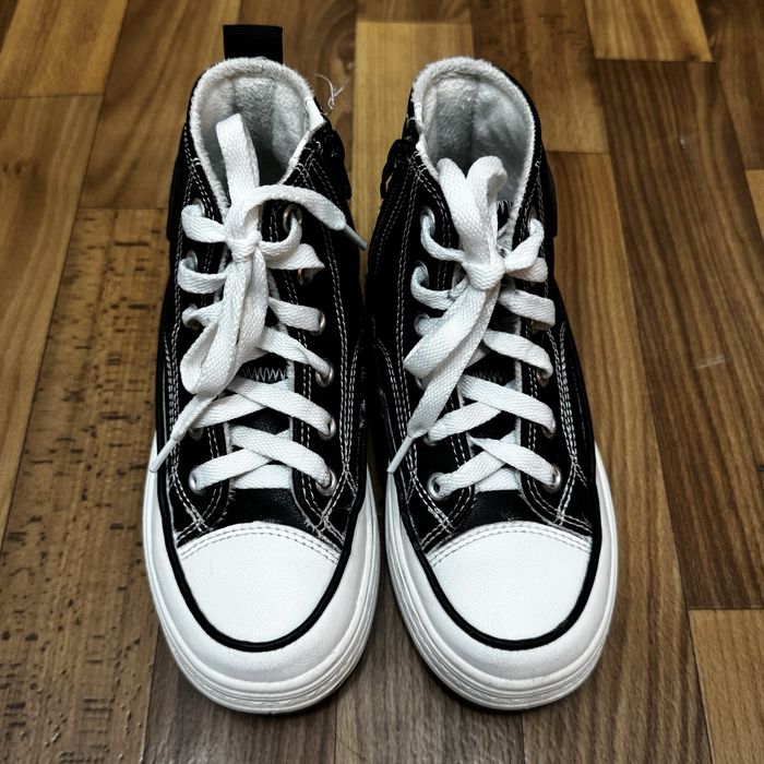 Кеды осенние на флисе для девочки