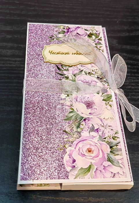 Цветя от глицеринов сапун и картички