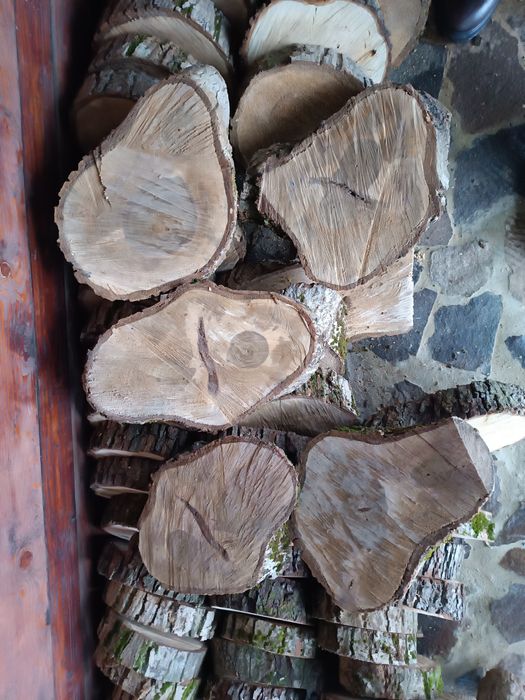 Rondele/ blaturi lemn nuc/pâr