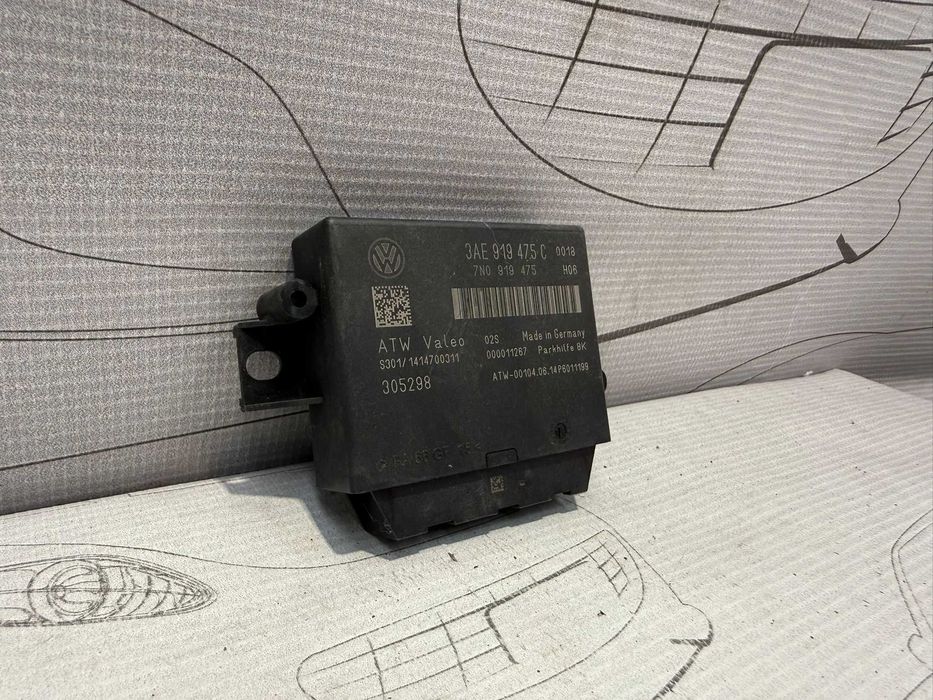 Modul asistență parcare / Unitate parcare (Parkhilfe 8K) Volkswagen Passat B7 3AE919475C 2014 / [2011-2014] / (5C3)