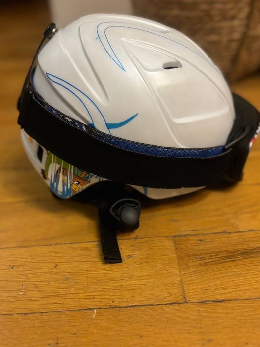 детска каска за ски Stuf с очила