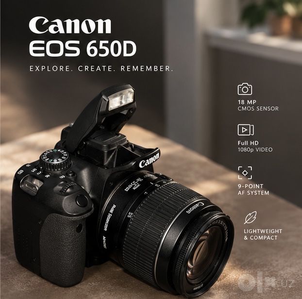 Canon EOS 650D + объектив EF-S 18–55mm IS II