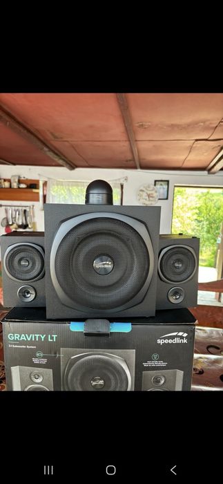 Sistem boxe 3 in 1 cu subwoofer, Grafity LT, nou,   Bluetooth,