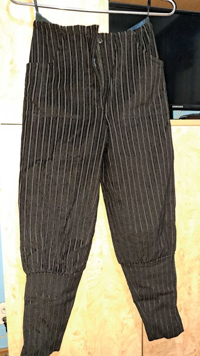 Costum gros Sacou/jacheta de raiat negru cu dungi+ pantaloni