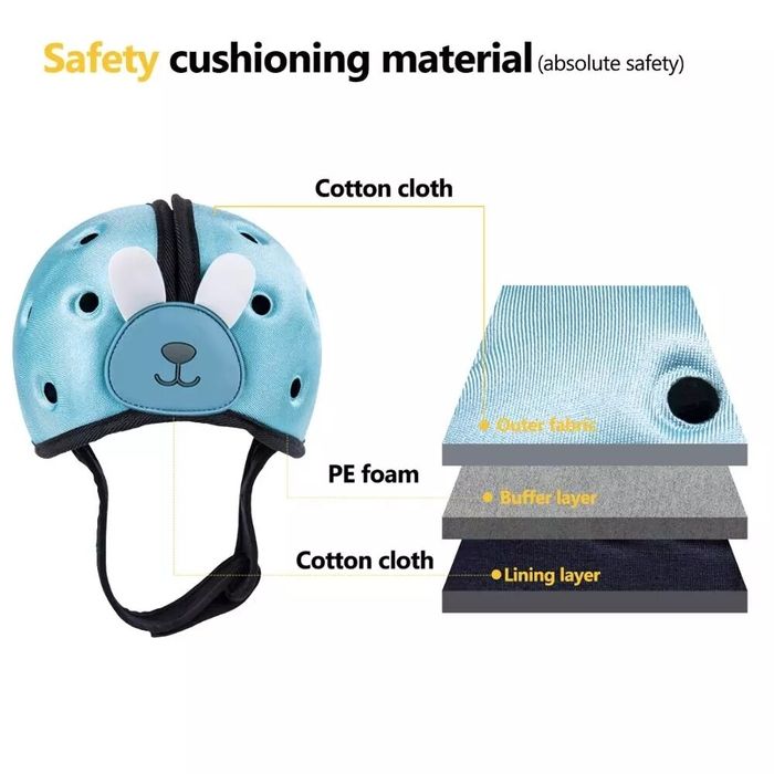 Предпазна Бебешка мека каска+наколенкиOrzbow +