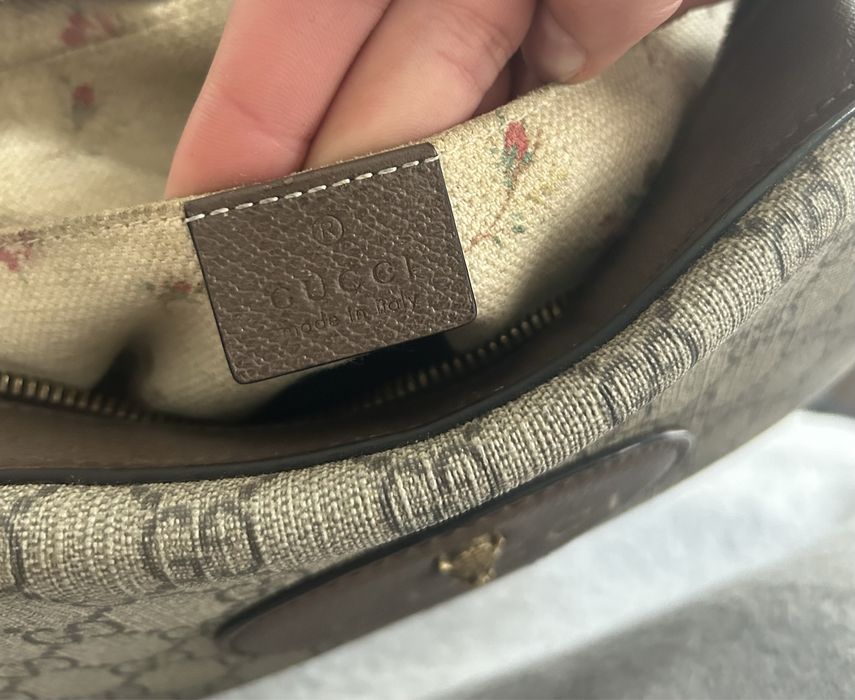 Gucci Neo Vintage Bag in GG Supreme Canvas and Leather – with Dust Bag