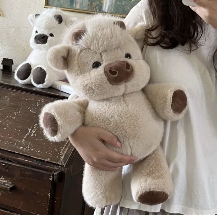 Теленок плюшевая игрушка