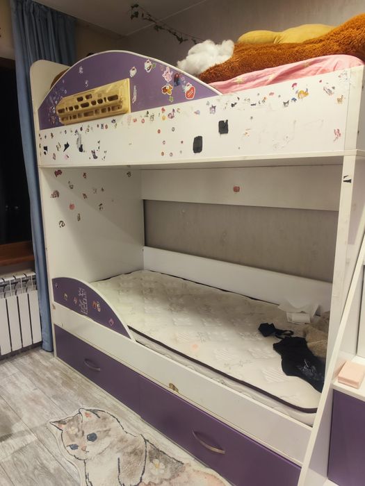 Кровать двухъярусная детская