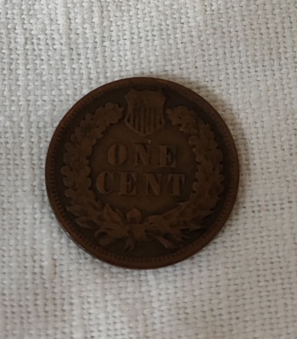 Бронза 1цент США 1908 год.