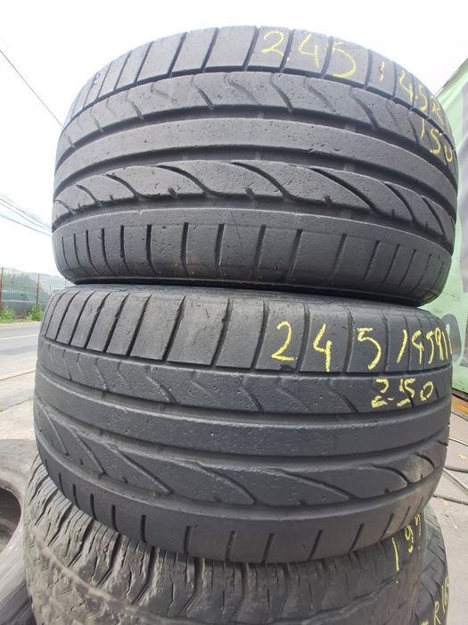 2 anvelope vara 245/45r18 Bridgestone rft runflat Montaj Gratuit