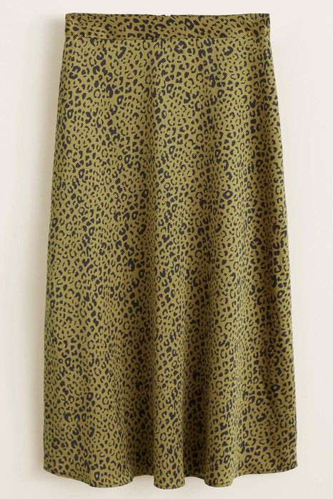 Fusta midi satin Mango