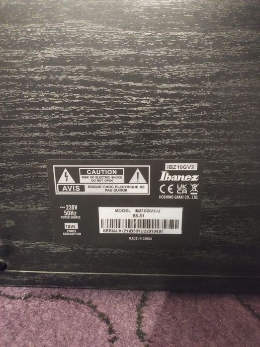 Amplificator pentru chitară electrică Ibanez