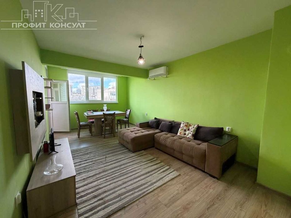 Двустаен, напълно обзаведен апартамент в кв. Зона Б