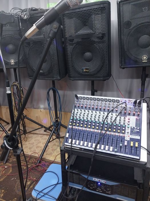 Колонки музыкальные с усилителем