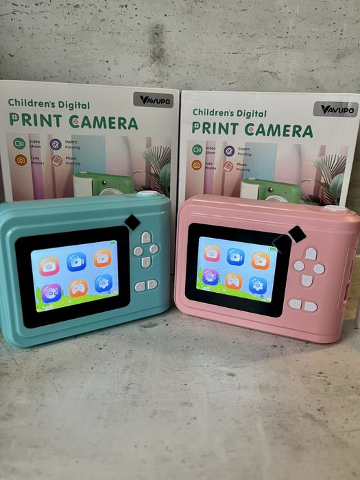 ПРОМО! Нов Детски фотоапарат с принтер за моментален печат(принтер)