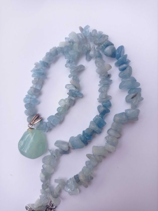Аквамарин - гердан / колие / огърлица