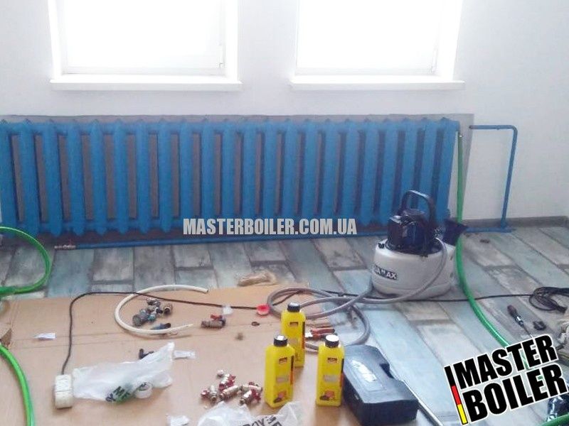 Реставрация промивка чугунные батареи