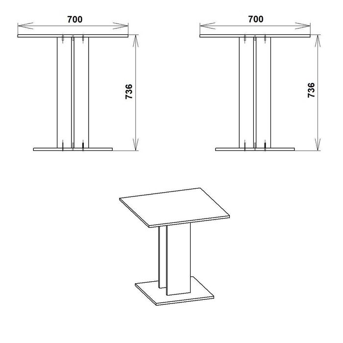 Нова! Трапезна маса Компанит КС-7