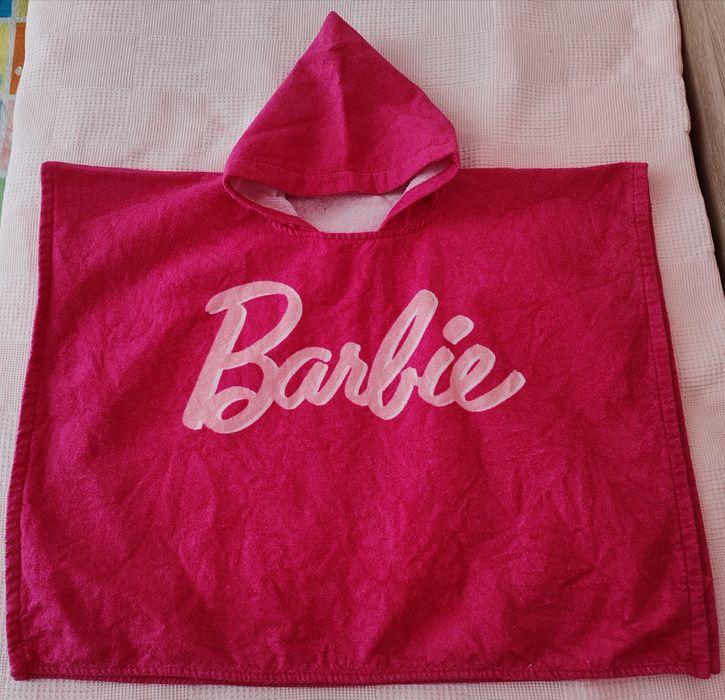Детски халат с чехлички и Пончо Barbie - Lc Waikiki