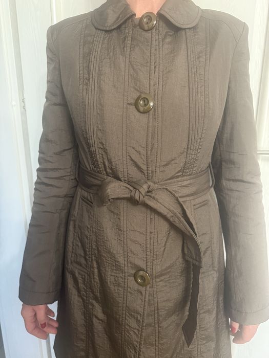 Trench Poema kaki metalizat