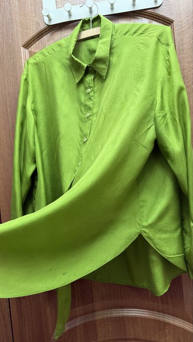 Шелковая рубашка Massimo dutti