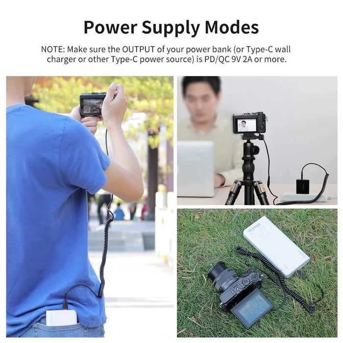 Alimentator USB-C LP-E17 Canon 750D 760D 800D 850D 77D 200D M3 M5 M6