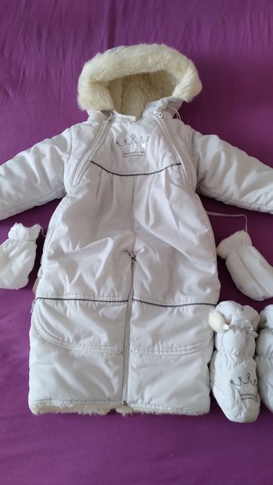 Зимний детский комбинезон