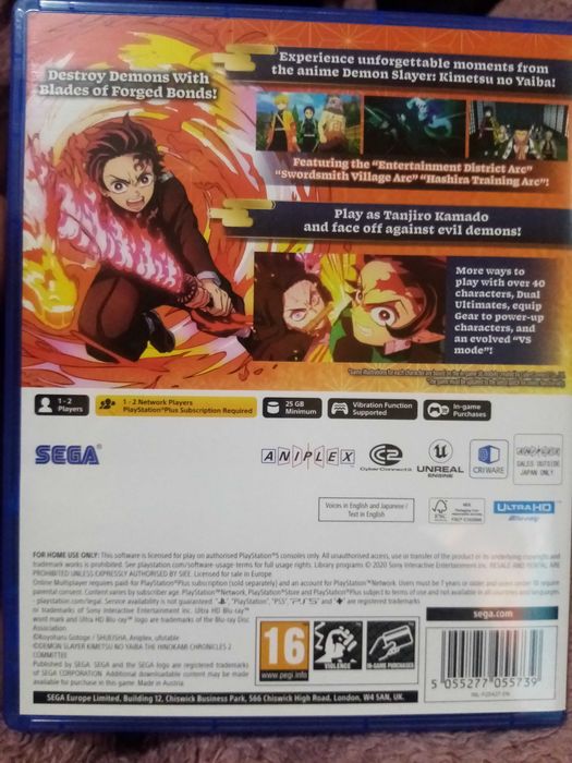Видеоигра Demon Slayer 2 /ps 5