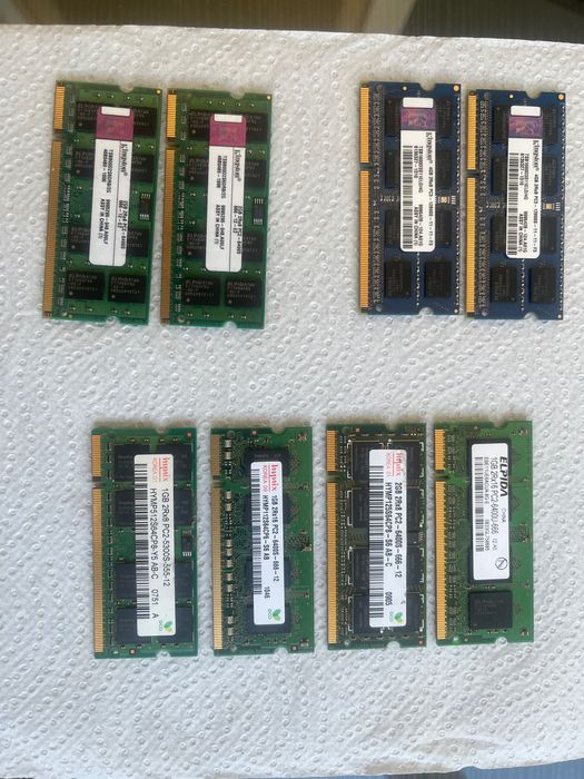 Memomrii laptop DDR2/3