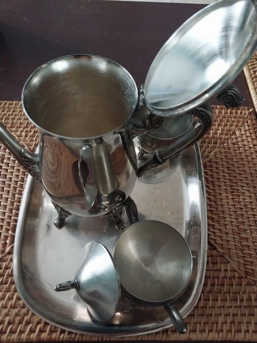 антиквариат набор чайно кофейный