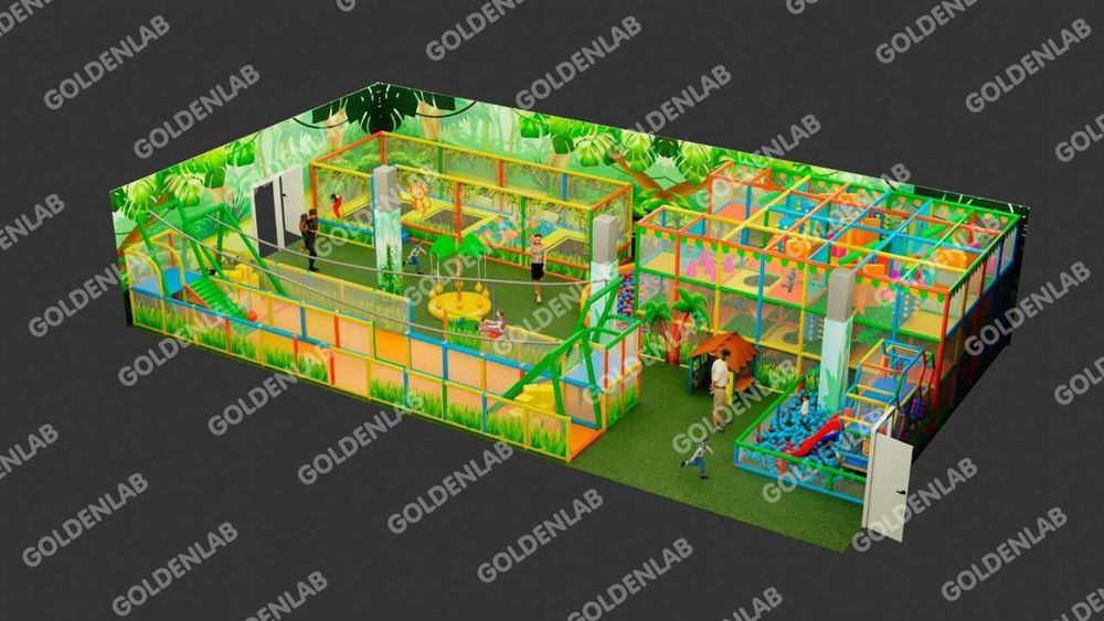 Игровые площадки до 3000кв.м