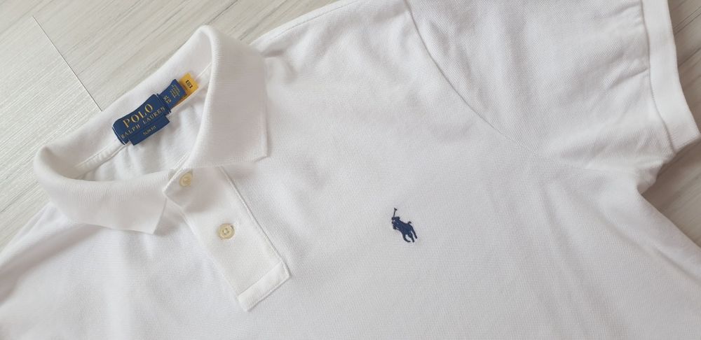 POLO Ralph Lauren Pique Cotton Slim Fit  XL НОВО ОРИГИНАЛ Мъжка Тениск
