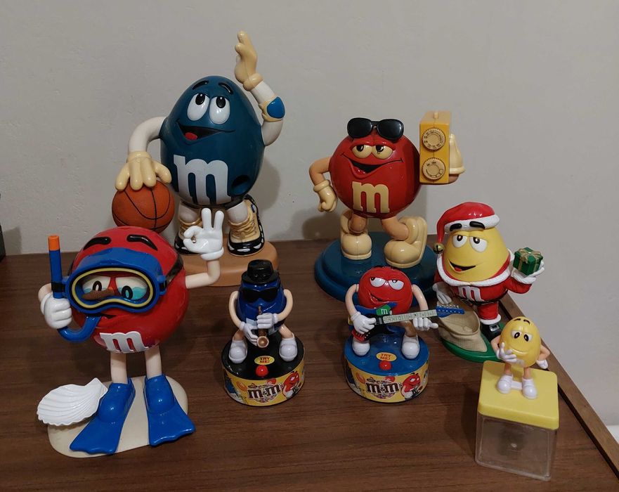 Ммдмс M&Ms музыканты, санта, баскетболист, водолаз, радио. Коллекция