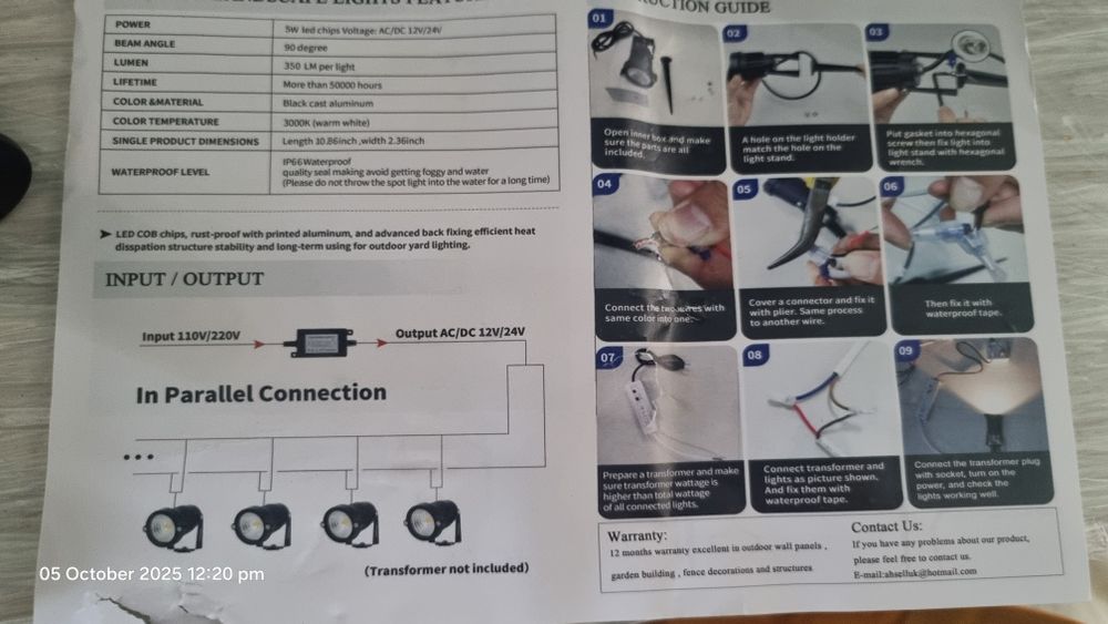 Lampi iluminat gradina