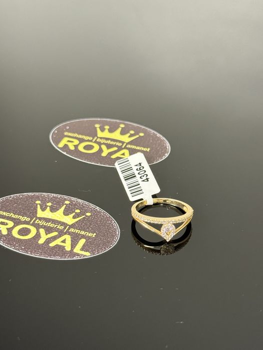 Bijuteria ROYAL : Inel AUR NOU 14K / 1.74 GR