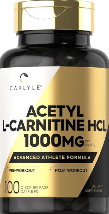 Ацетил L-карнитин 1000 мг 100 капсул из Америки