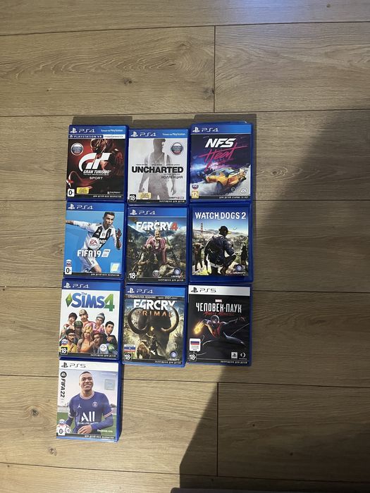 продаю диски на ps4/ps5