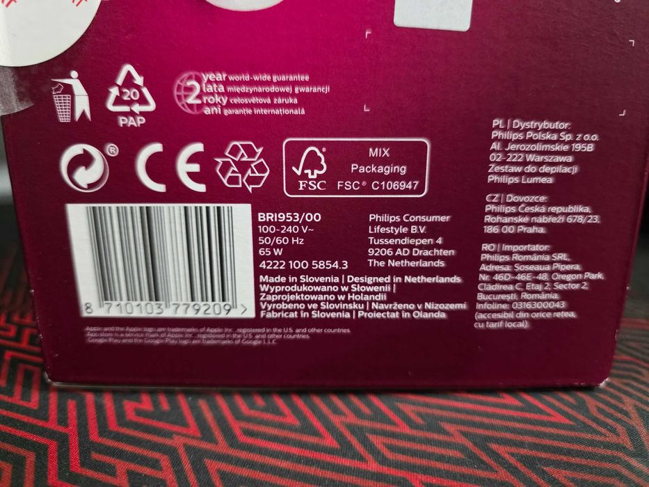 Epilator IPL Philips Lumea Prestige BRI953/00