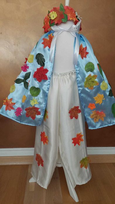 Costum Pelerina Toamna Baiat recolta frunze legume fructe vant serbare