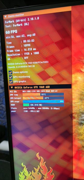 Продам gtx 1060 6 gb Asus Strix