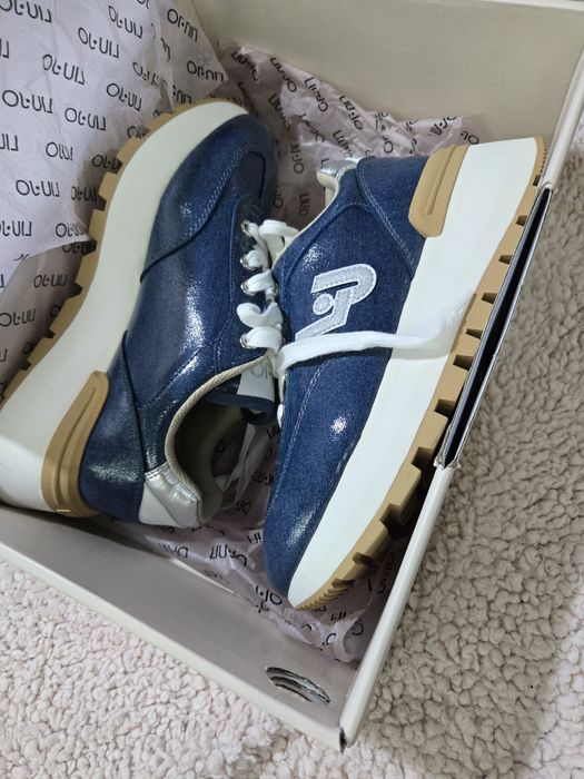 Liu jo amazing 32 denim оригинални дамски сникърси 38,5 номер нови