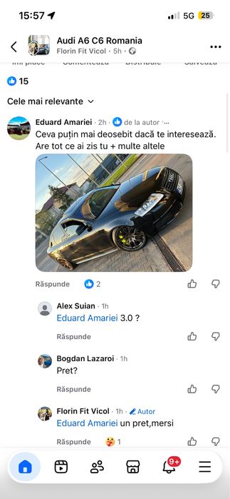 Vand audi a6c6 an 2007