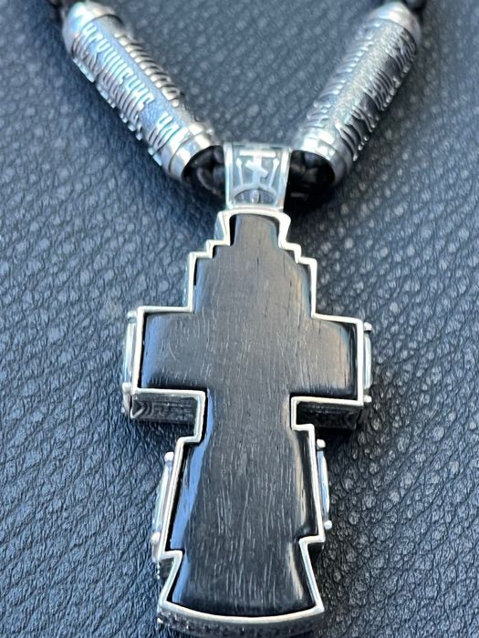 Сребърен кръст ръчна изработка
