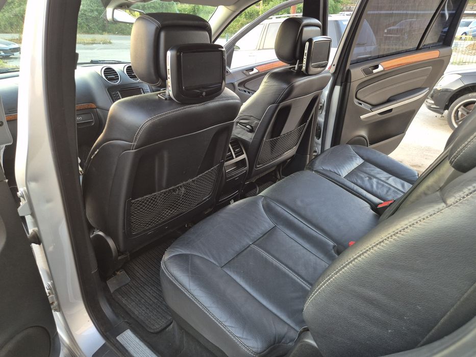 Салон Мерцедес ГЛ Х164 седалки Mercedes GL X164 черен кожен салон