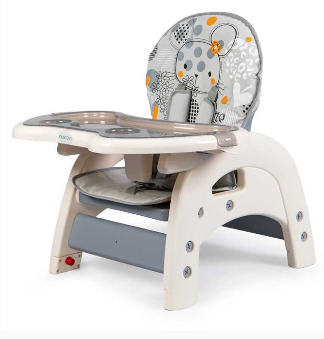 Scaun copil ecotoys 2 in 1 nou bebe 6 luni diversificare -scaun + masa
