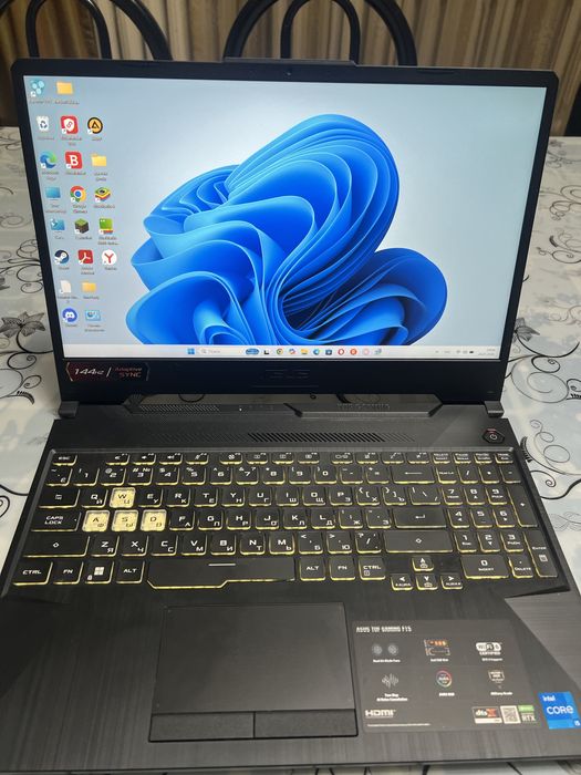 Asus tuf gaming f15 игровой ноутбук rtx 3050 i5 11400f